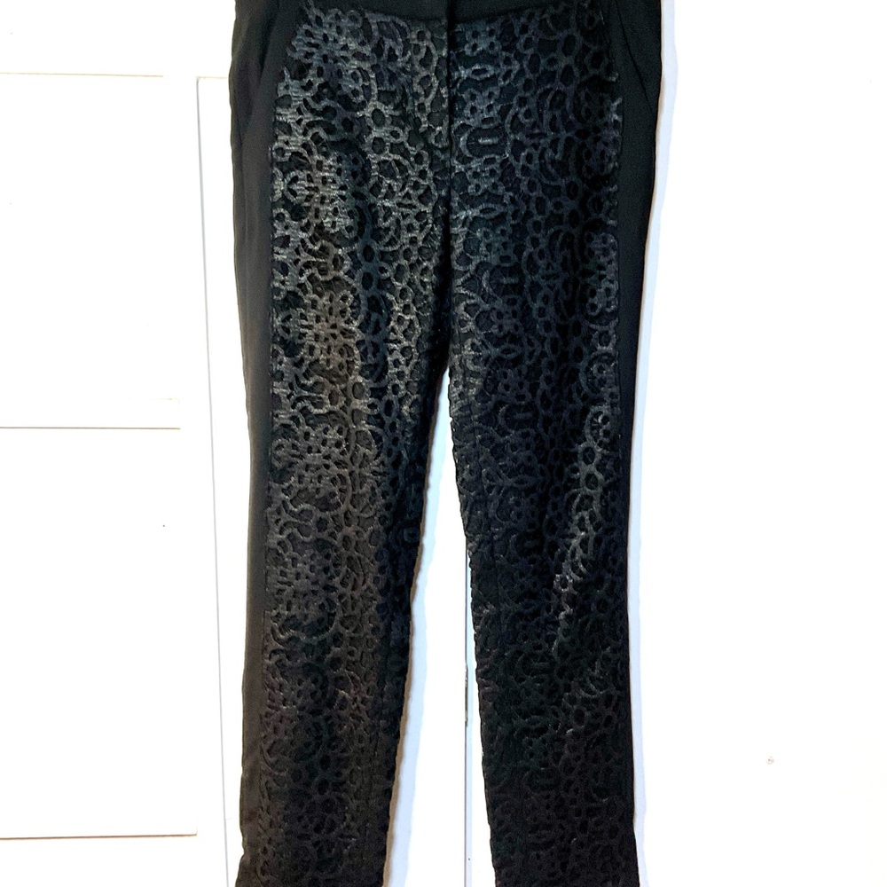A.L.C. Black Brocade Women's Pants